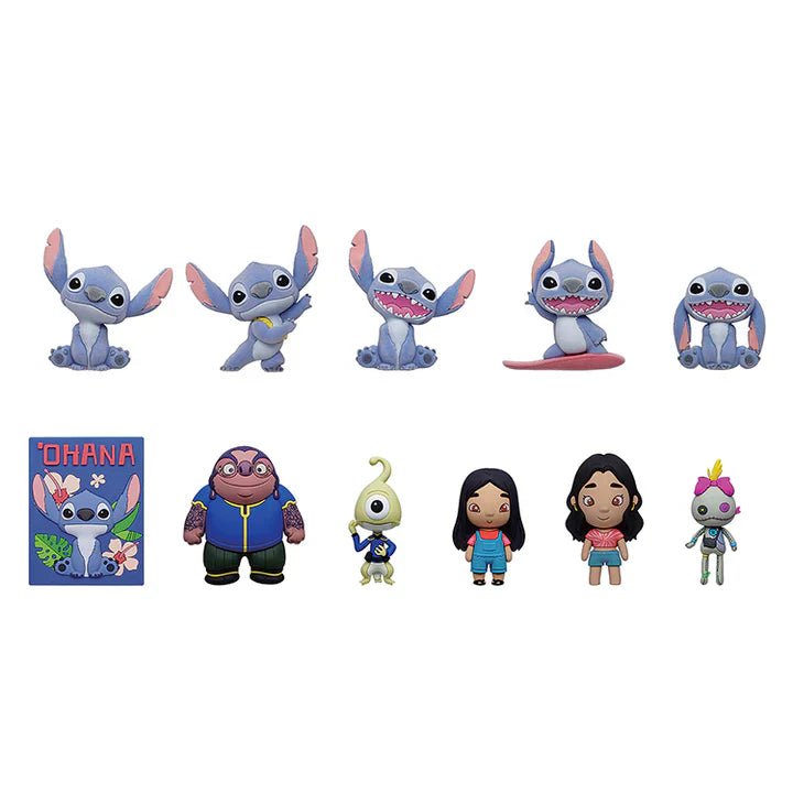 Disney's Stitch Series 63 Bag Clips - Loaded Dice