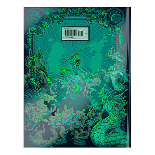 Dungeons & Dragons World of Warcraft Neon Ink alternate cover hardback, back