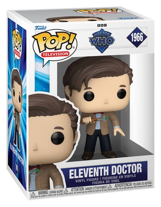 Funko Pop! Television Eleventh Doctor no. 1966 in Doctor Who window box packaging