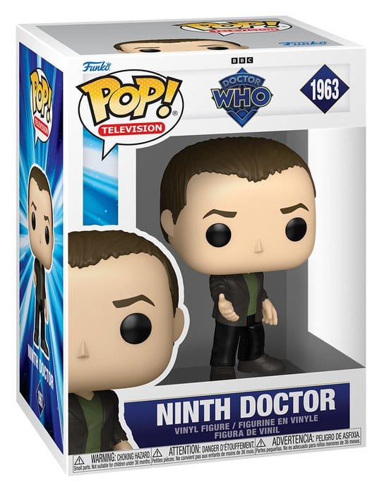 Funko Pop! Television Ninth Doctor no. 1963 in Doctor Who window box packaging