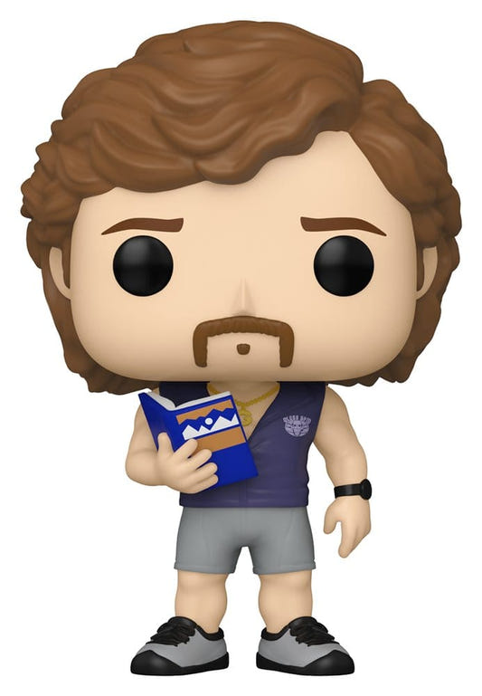 Funko Pop! White Goodman vinyl figure from Dodgeball holding a book, in vest and shorts