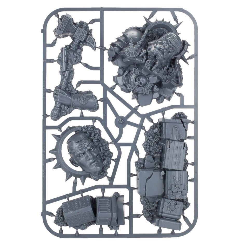Dominion of Sigmar Timeworn Ruins unpainted plastic sprue, frame 2 of 4
