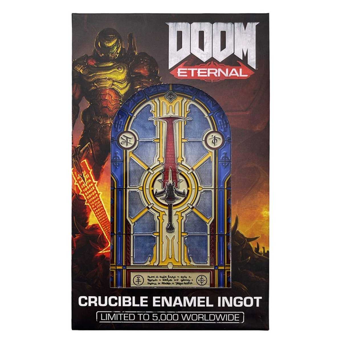 Doom Ingot Crucible Sword Stained Glass Limited Edition - Loaded Dice