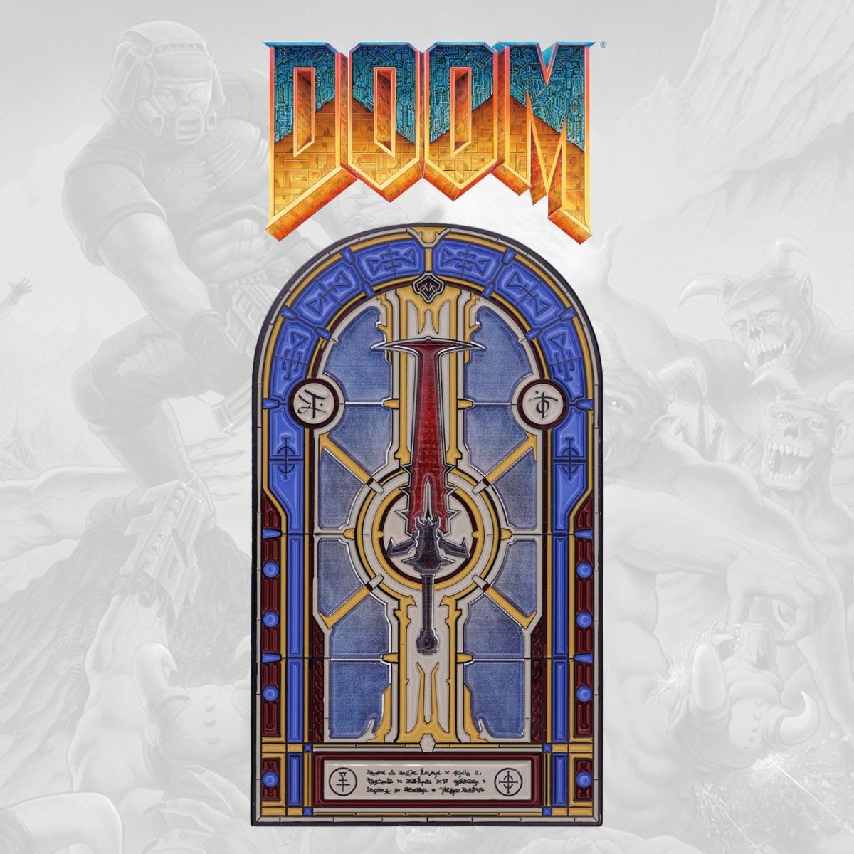 Doom Ingot Crucible Sword Stained Glass Limited Edition - Loaded Dice