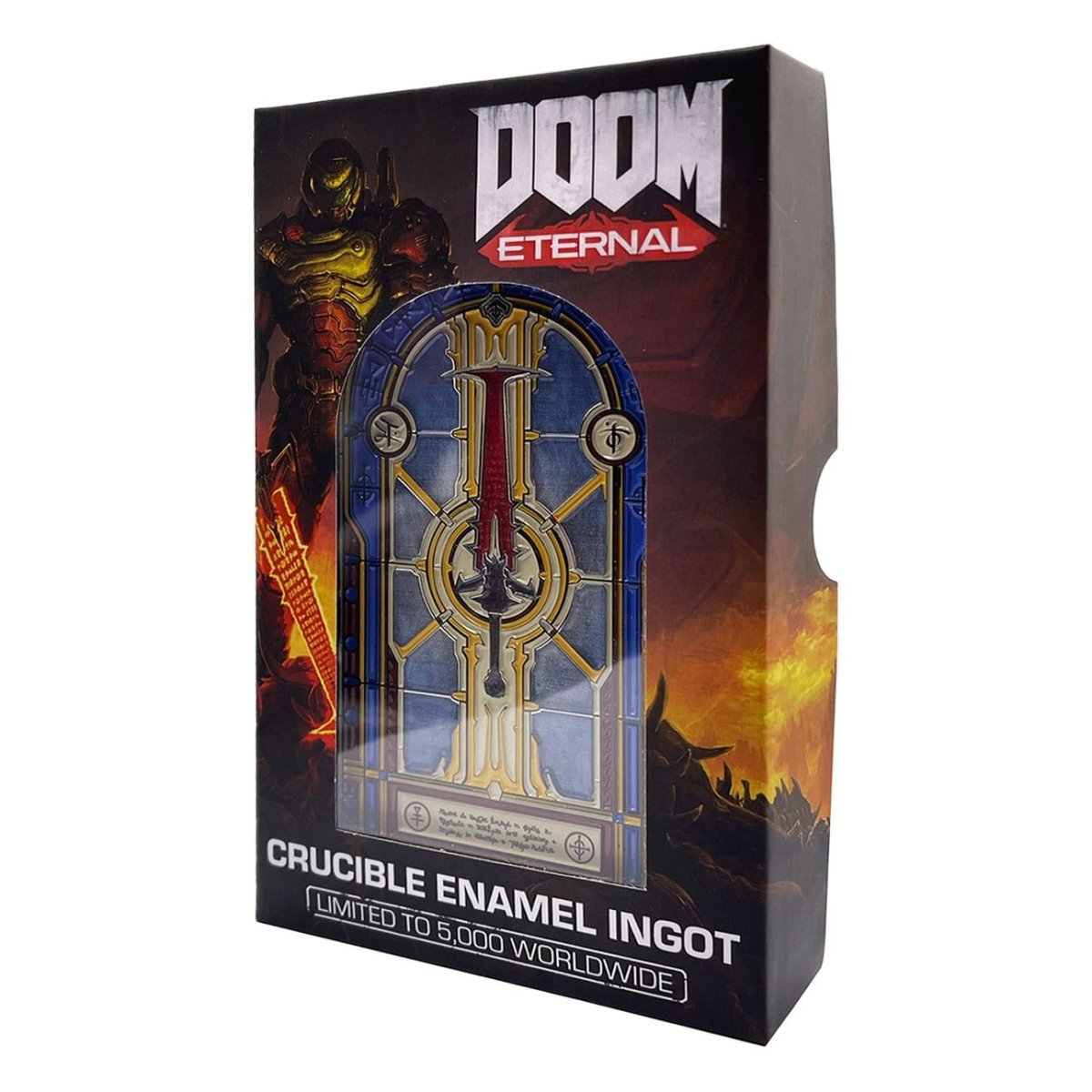 Doom Ingot Crucible Sword Stained Glass Limited Edition - Loaded Dice
