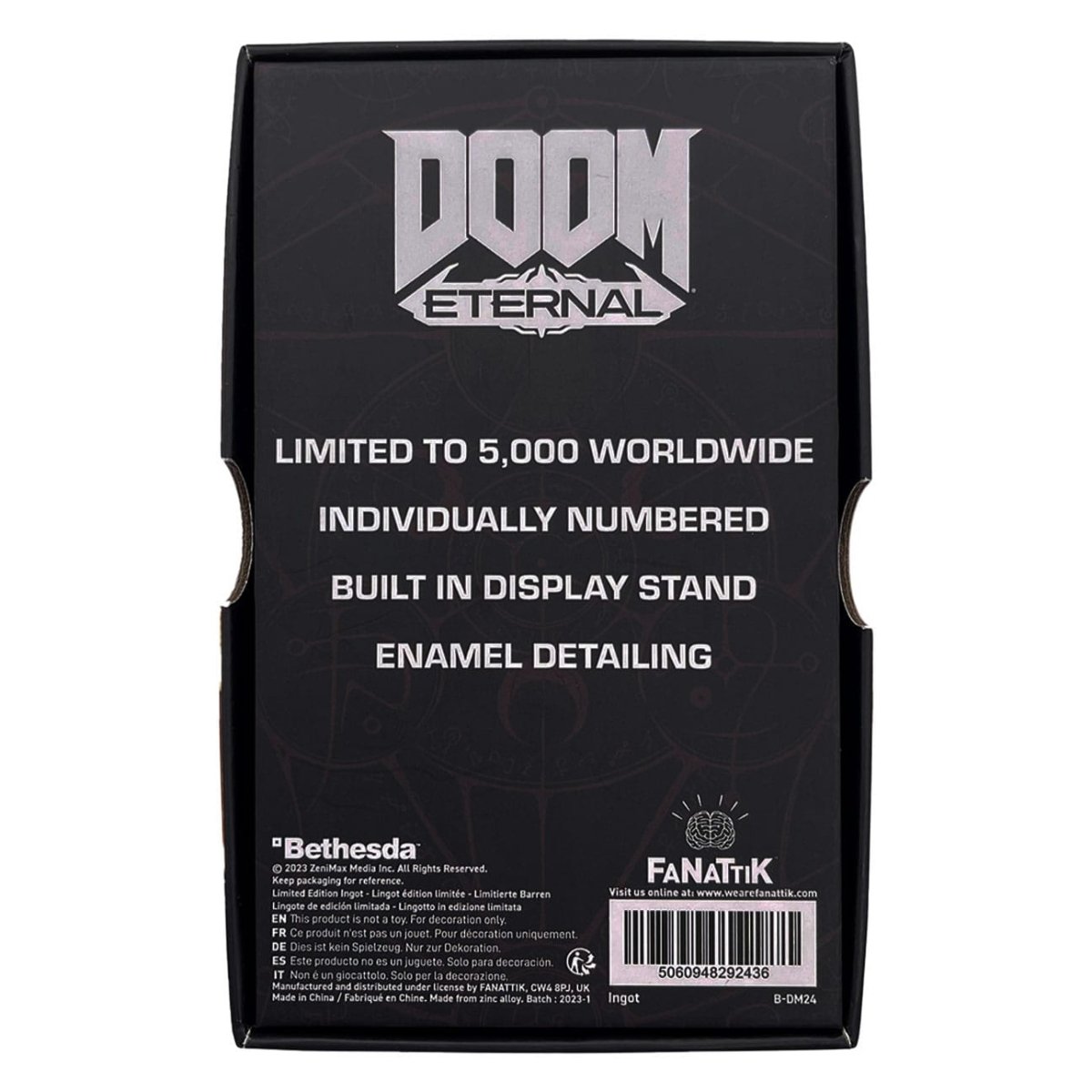 Doom Ingot Crucible Sword Stained Glass Limited Edition - Loaded Dice