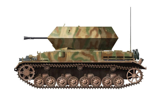 Dragon 1:72 3.7cm FlaK 43 Flakpanzer IV "Ostwind" LEXA MODEL - D7535
