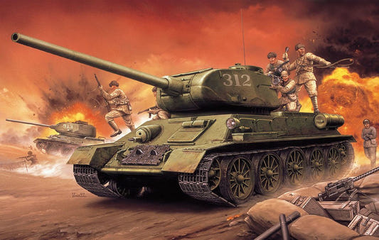 Dragon 1:72 Chinese Volunteer T-34/85 - D7668
