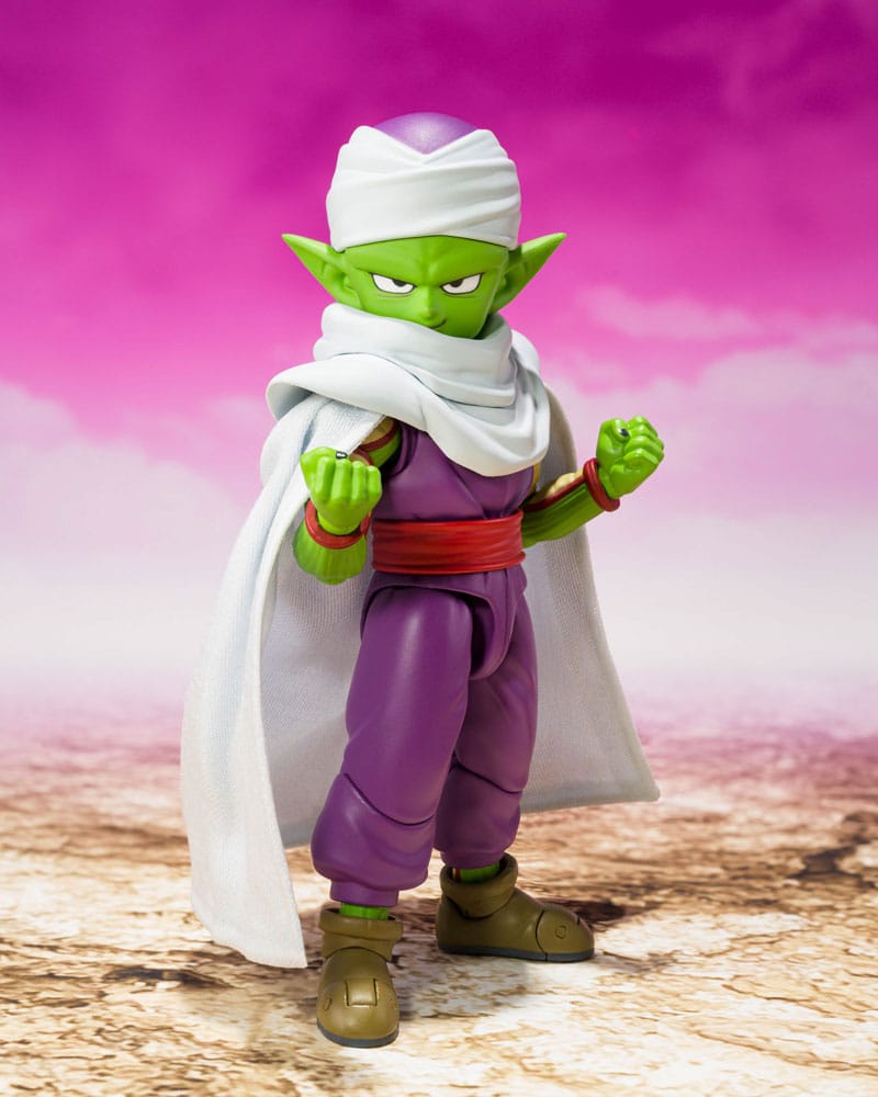 Dragon Ball Daima S.H.Figuarts Piccolo (Mini) figure, standing with fists clenched in white cape