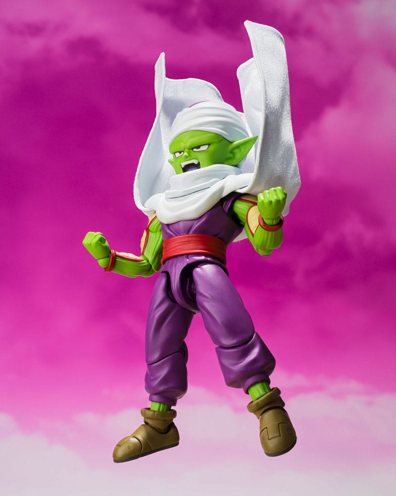 Dragon Ball Daima S.H.Figuarts Piccolo (Mini) figure, cape billowing in an action pose
