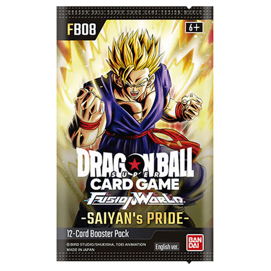 Dragon Ball Super CG: Booster Pack - Saiyan's Pride (FB08) - Booster Pack booster pack
