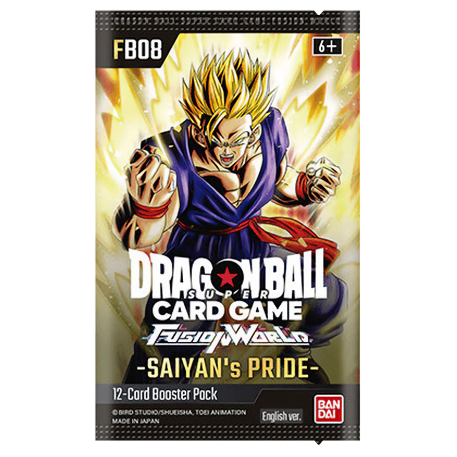 Dragon Ball Super CG: Booster Pack - Saiyan's Pride (FB08) - Booster Pack booster pack