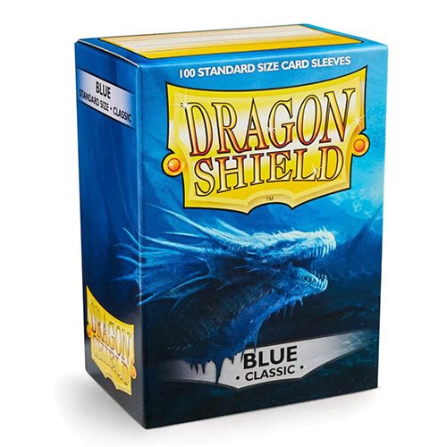 Dragon Shield - Classic Standard Size Sleeves 100pk - Blue - Loaded Dice