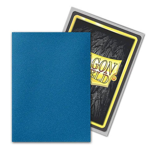 Dragon Shield - Cobalt & Silver - Matte Dual Sleeves 100pk - Loaded Dice