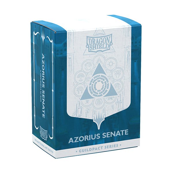Dragon Shield - Dual Matte Art Standard Sleeves 100pk - MTG Azorious Senate - Loaded Dice