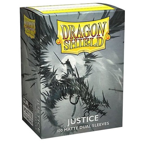 Dragon Shield - Matte Dual Standard Size Sleeves 100pk - Justice - Loaded Dice