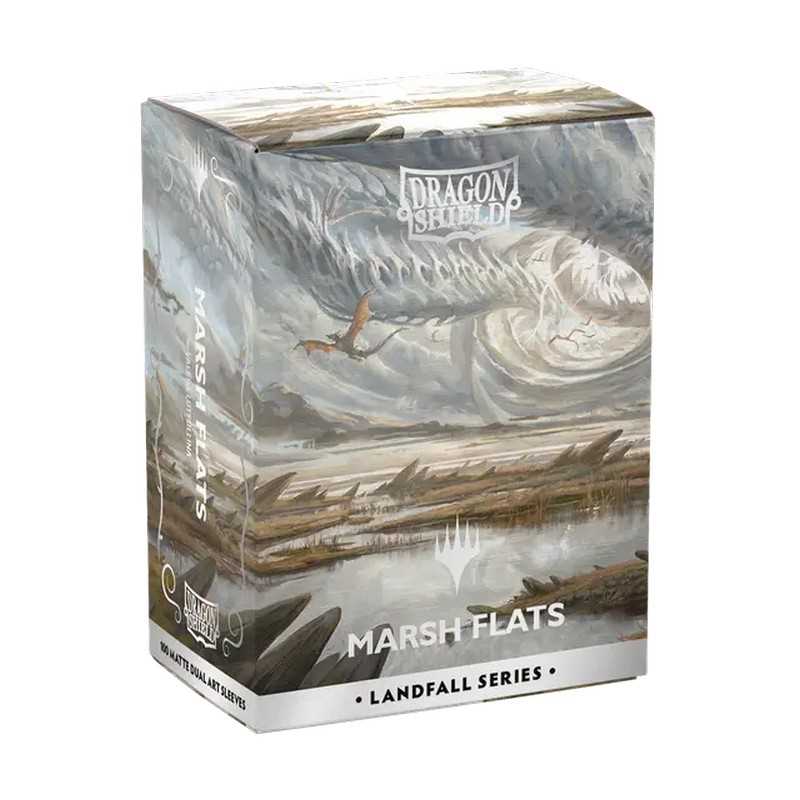 Dragon Shield Magic: The Gathering Matte Dual Art Sleeves: Landfall Series - Marsh Flats (100ct.) card sleeves