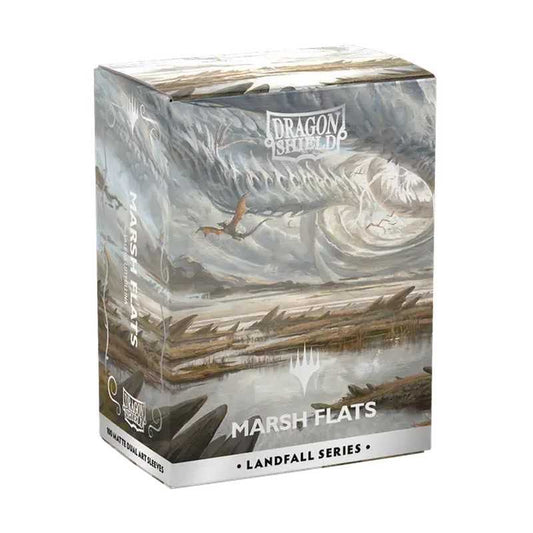 Dragon Shield Magic: The Gathering Matte Dual Art Sleeves: Landfall Series - Marsh Flats (100ct.) card sleeves