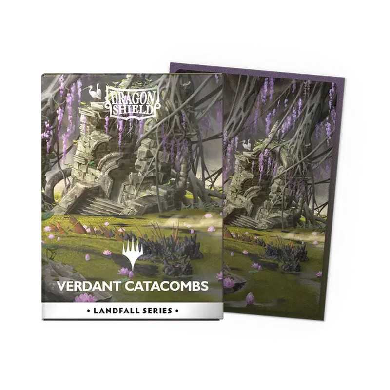 Dragon Shield Magic: The Gathering Matte Dual Art Sleeves: Landfall Series - Verdant Catacomb (100ct.) - Loaded Dice