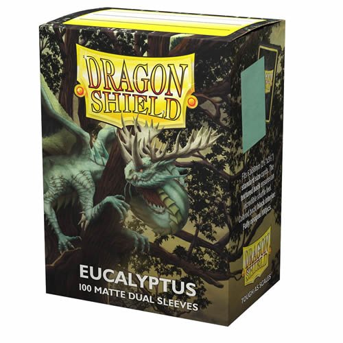 Dragon Shield - Matte Dual Standard Size Sleeves 100pk - Eucalyptus - Loaded Dice