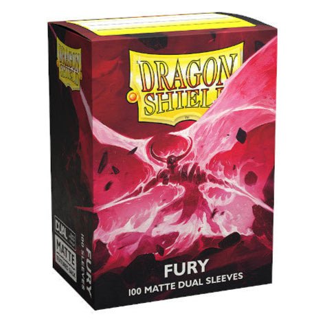 Dragon Shield - Matte Dual Standard Size Sleeves 100pk - Fury - Loaded Dice