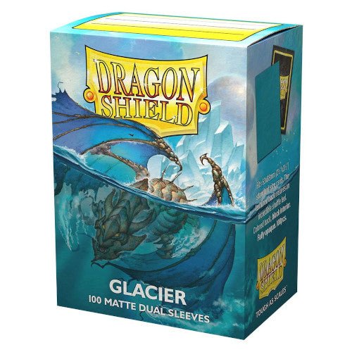 Dragon Shield - Matte Dual Standard Size Sleeves 100pk - Glacier Miniom - Loaded Dice