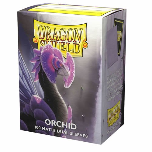 Dragon Shield - Matte Dual Standard Size Sleeves 100pk - Orchid - Loaded Dice