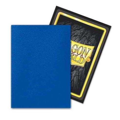 Dragon Shield - Matte Dual Standard Size Sleeves 100pk - Wisdom Blue - Loaded Dice