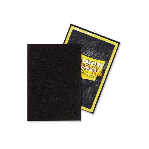 Dragon Shield - Matte Japanese Size Sleeves 60pk - Black - Loaded Dice