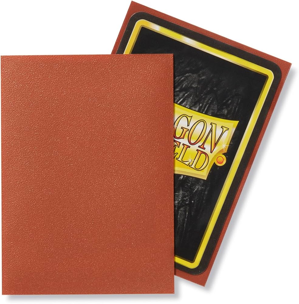 Dragon Shield - Matte Standard Size Sleeves 100pk - Copper - Loaded Dice