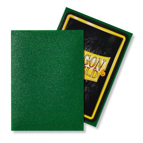 Dragon Shield - Matte Standard Size Sleeves 100pk - Emerald - Loaded Dice