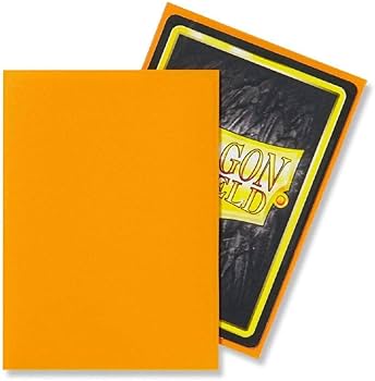 Dragon Shield - Matte Standard Size Sleeves 100pk - Orange - Loaded Dice