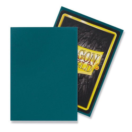 Dragon Shield - Matte Standard Size Sleeves 100pk - Petrol - Loaded Dice