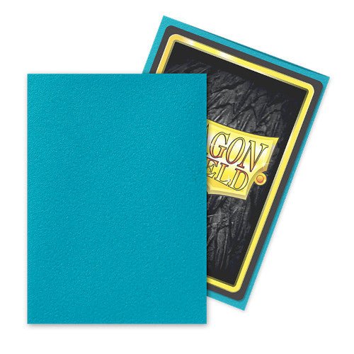 Dragon Shield - Matte Standard Size Sleeves 100pk - Players Choice Turquoise Atebeck - Loaded Dice