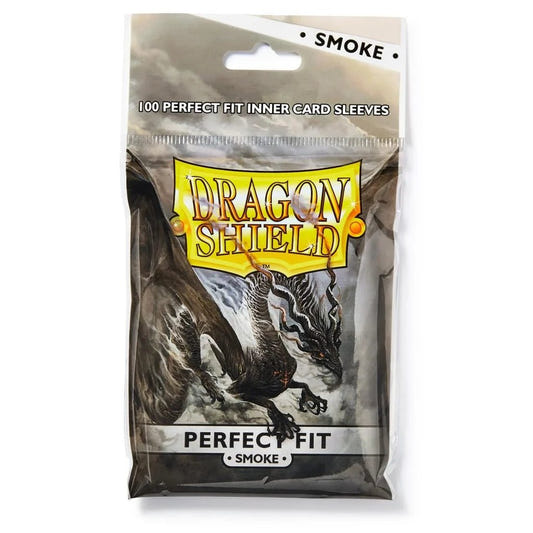 Dragon Shield - Perfect Fit Standard Size Sleeves 100pk - Smoke