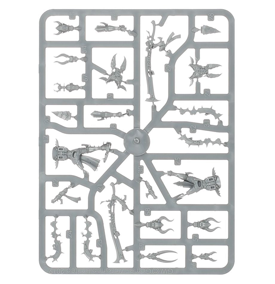 Drukhari: Incubi sprue contents - Loaded Dice