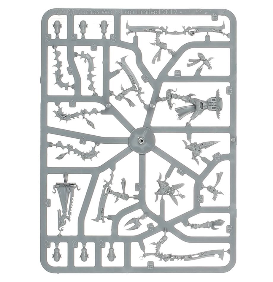 Drukhari: Incubi sprue contents - Loaded Dice