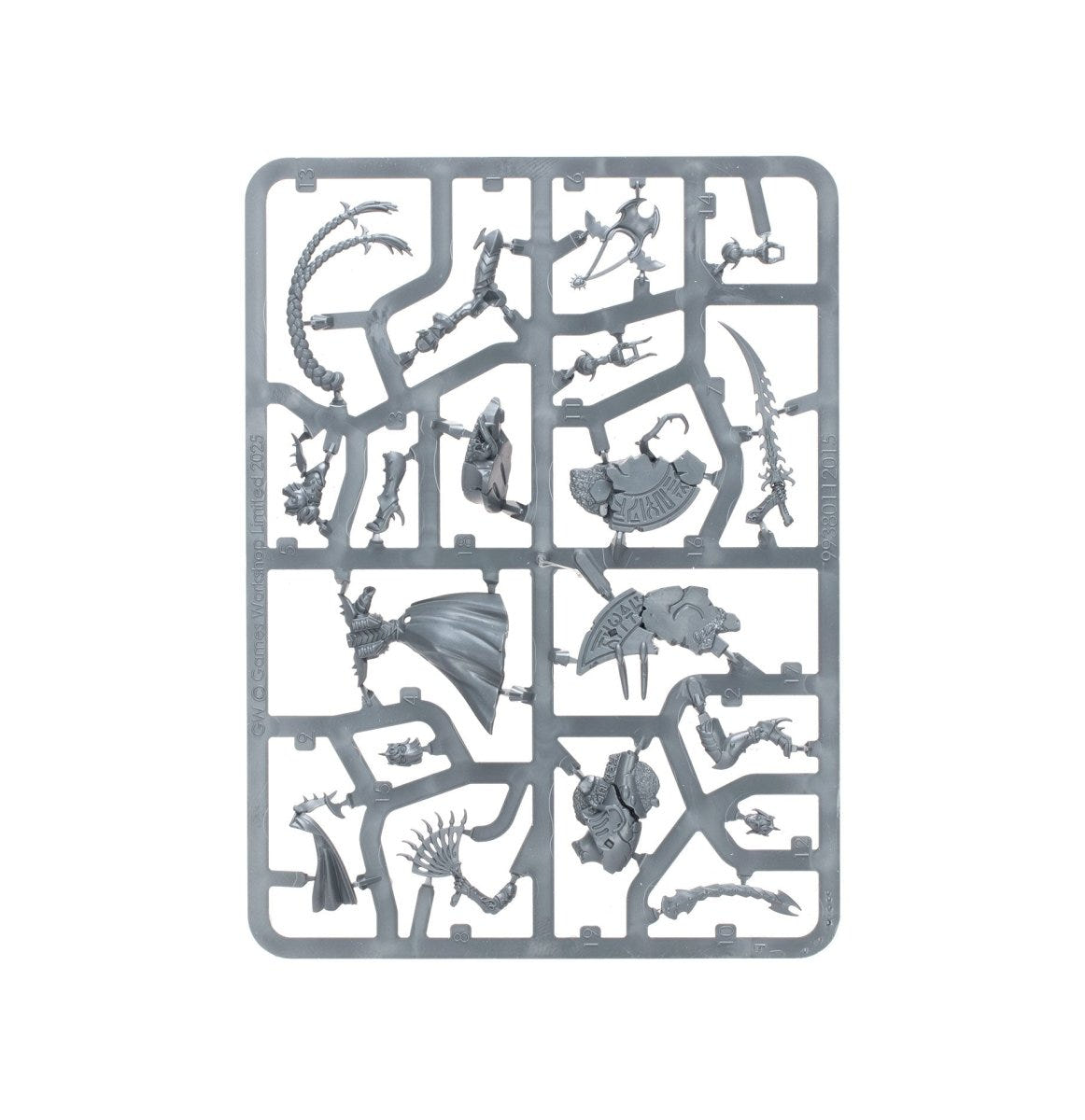 Drukhari Lady Malys unpainted plastic sprue, frame 1 of 1