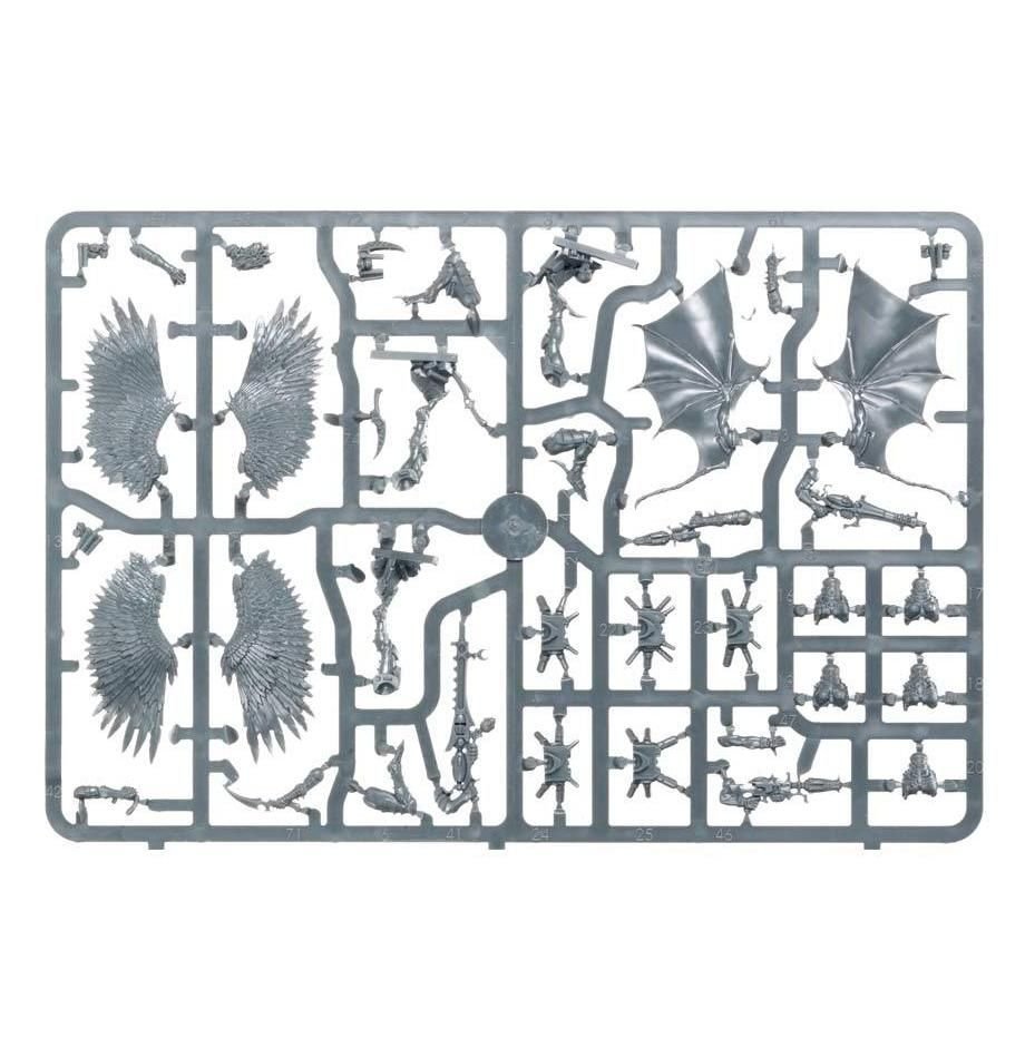 Drukhari: Scourges sprue contents - Loaded Dice