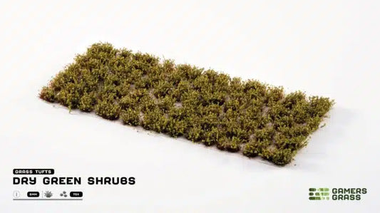Gamers Grass - Dry Green Shrubs - Loaded Dice