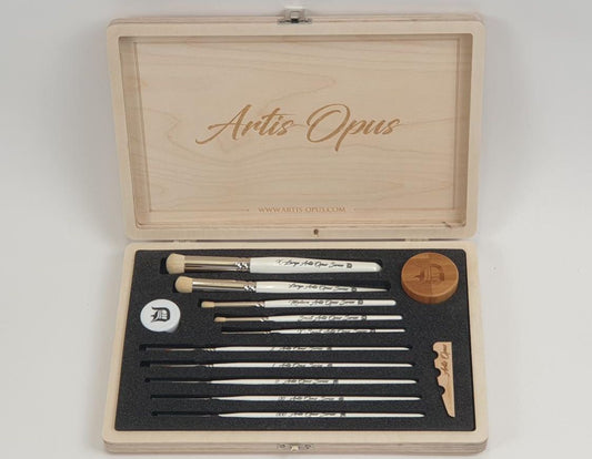 Artis Opus - Series D and M Complete 10-Brush Set - Loaded Dice