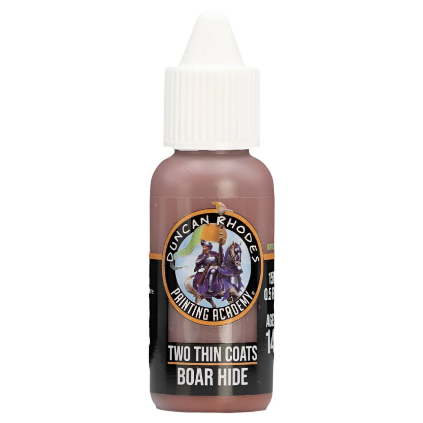 Duncan Rhodes Two Thin Coats Boar Hide Midtone paint in a 15ml dropper bottle