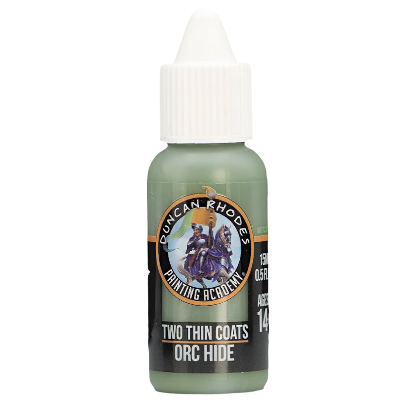 Duncan Rhodes Two Thin Coats Orc Hide Shadow paint in a 15ml dropper bottle