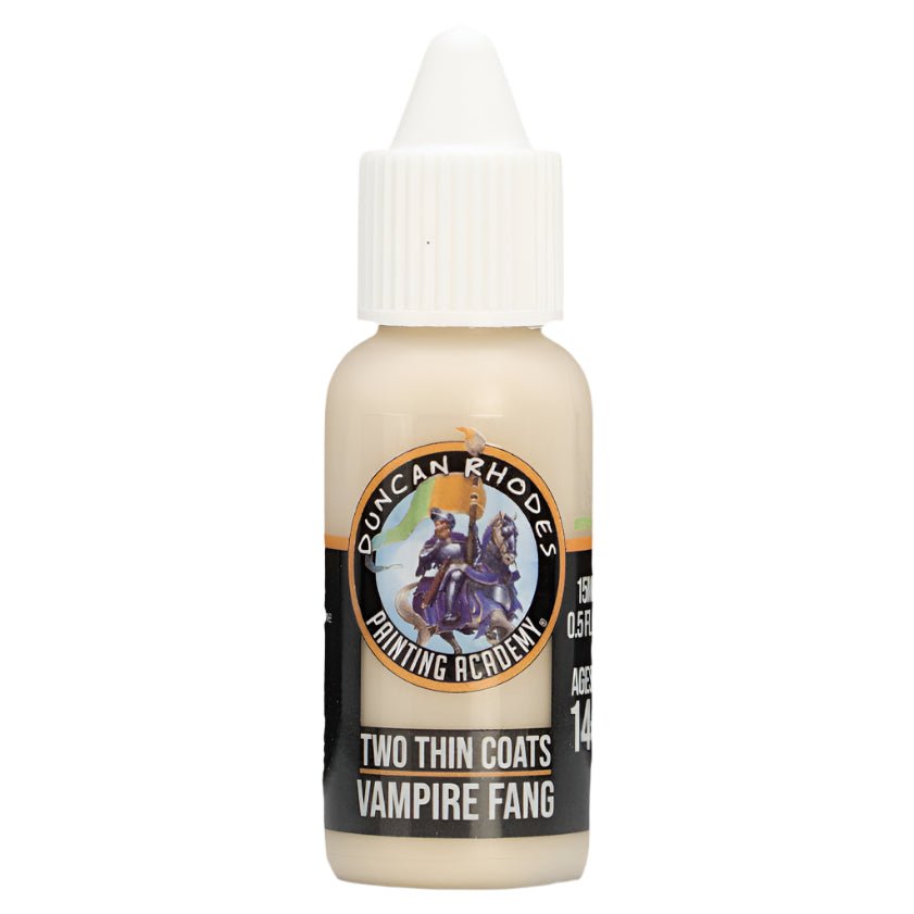 Duncan Rhodes Two Thin Coats Vampire Fang (Highlight) dropper bottle, filled with bone-coloured paint