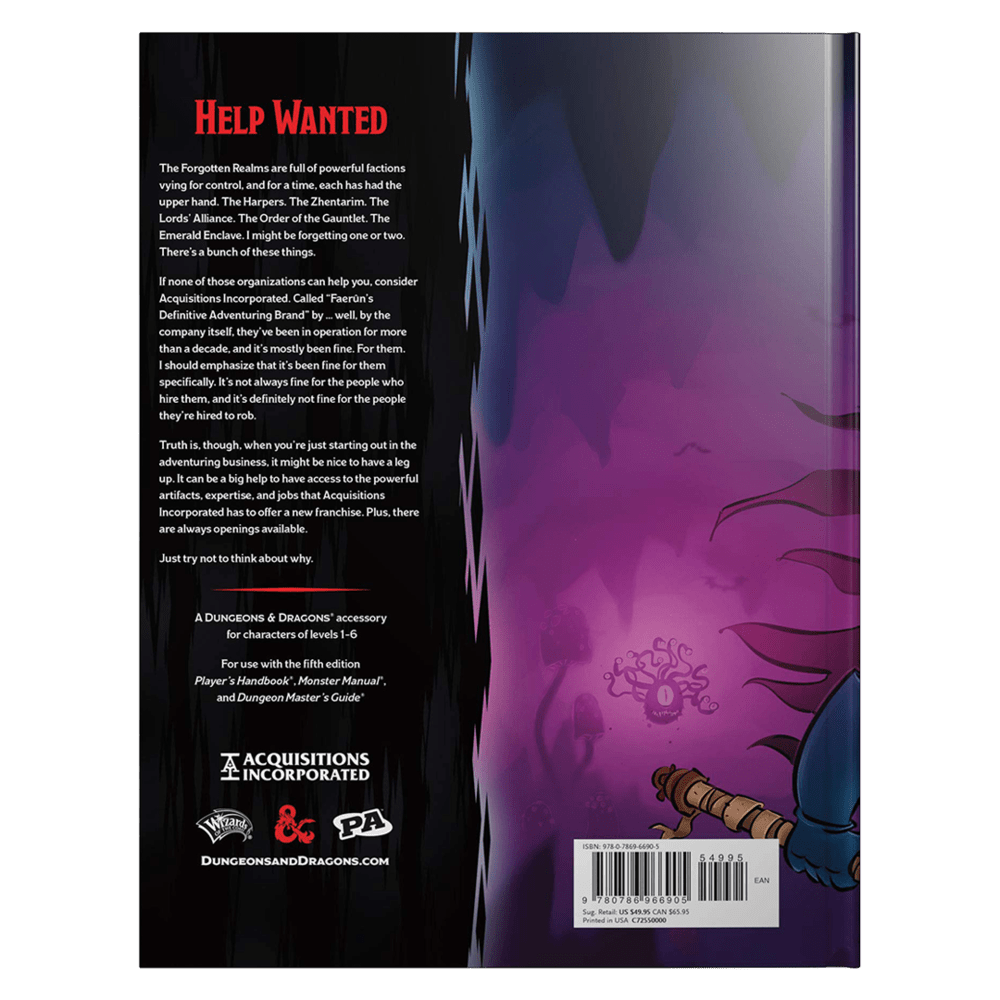 Dungeons & Dragons Book - Acquisitions Incorporated - Loaded Dice