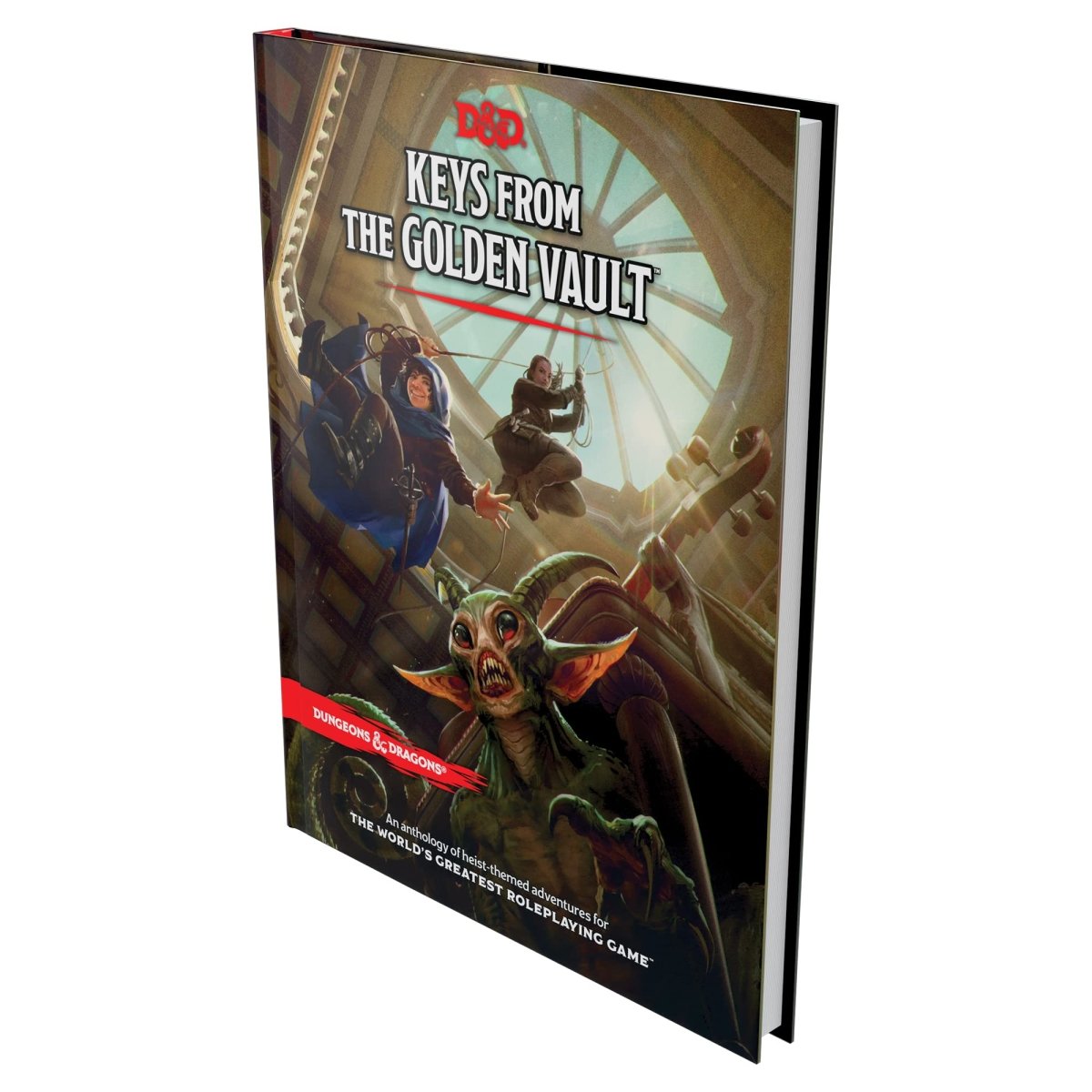 Dungeons & Dragons Keys from the Golden Vault hardcover, front cover with heist artwork