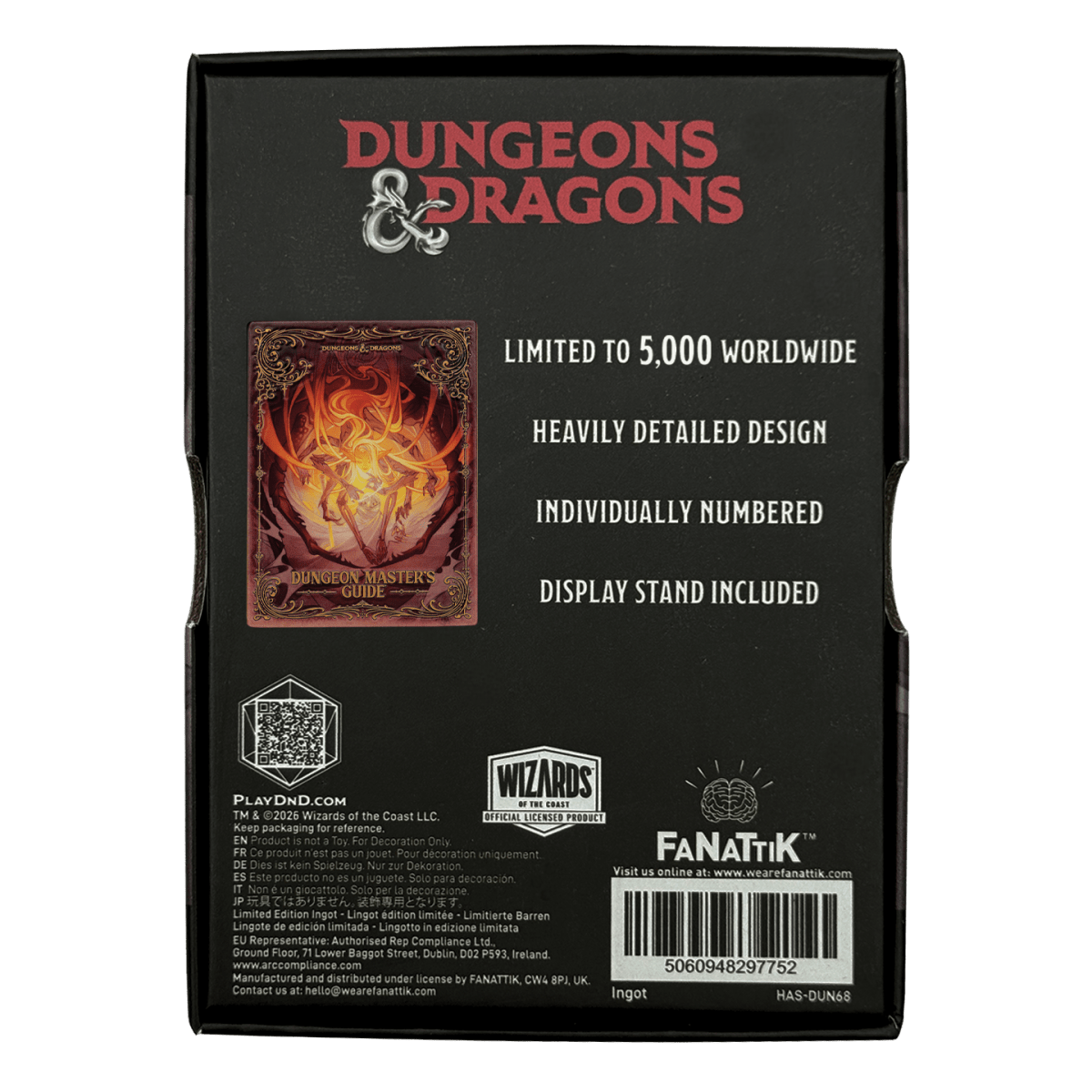 Dungeons & Dragons – Dungeon Masters Guide Alternate Cover Ingot - Loaded Dice