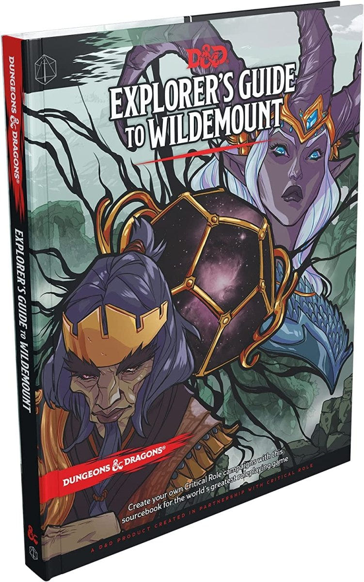 Dungeons & Dragons Explorer's Guide to Wildemount hardback, front cover