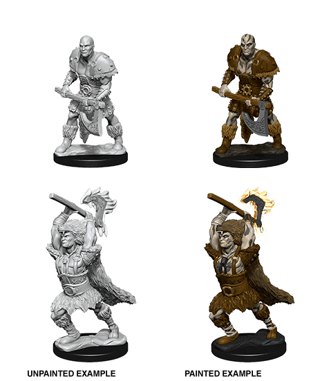 Dungeons & Dragons Nolzur's Marvelous Miniatures - Male Goliath Barbarian (W10) - Loaded Dice