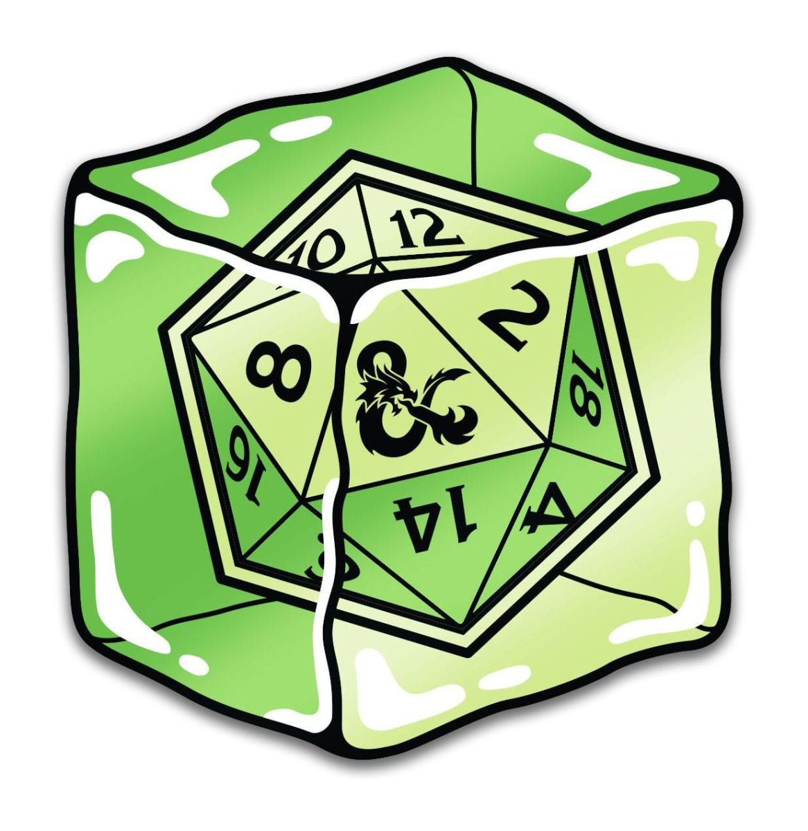 Dungeons & Dragons Pins Blind Box Mystery Mystery D20 Pins - Loaded Dice